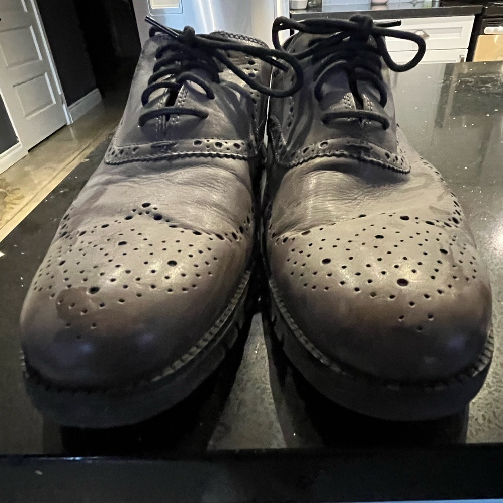 Cole Haan Dark Brown Men's Oxfords - size 12